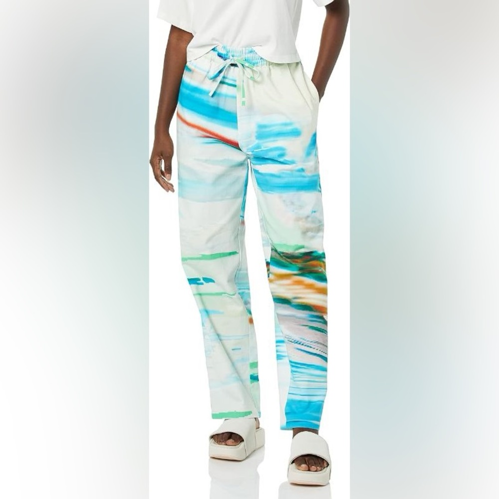 Rare/Self All-Gender Pull-On Wide Leg Twill Pant SIZE 6 NWT